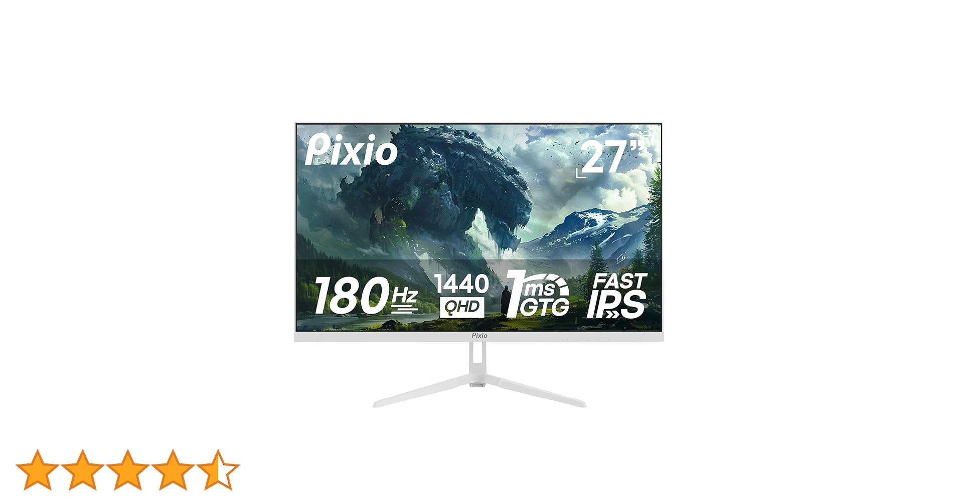 pixio PX278Wave ホワイト Pixio PX278 Wave White 27